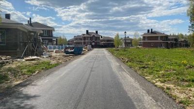 Асфальтирование дорог первой очереди