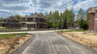 Асфальтирование дорог первой очереди