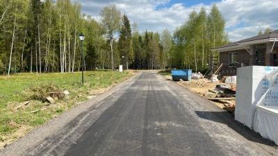 Асфальтирование дорог первой очереди