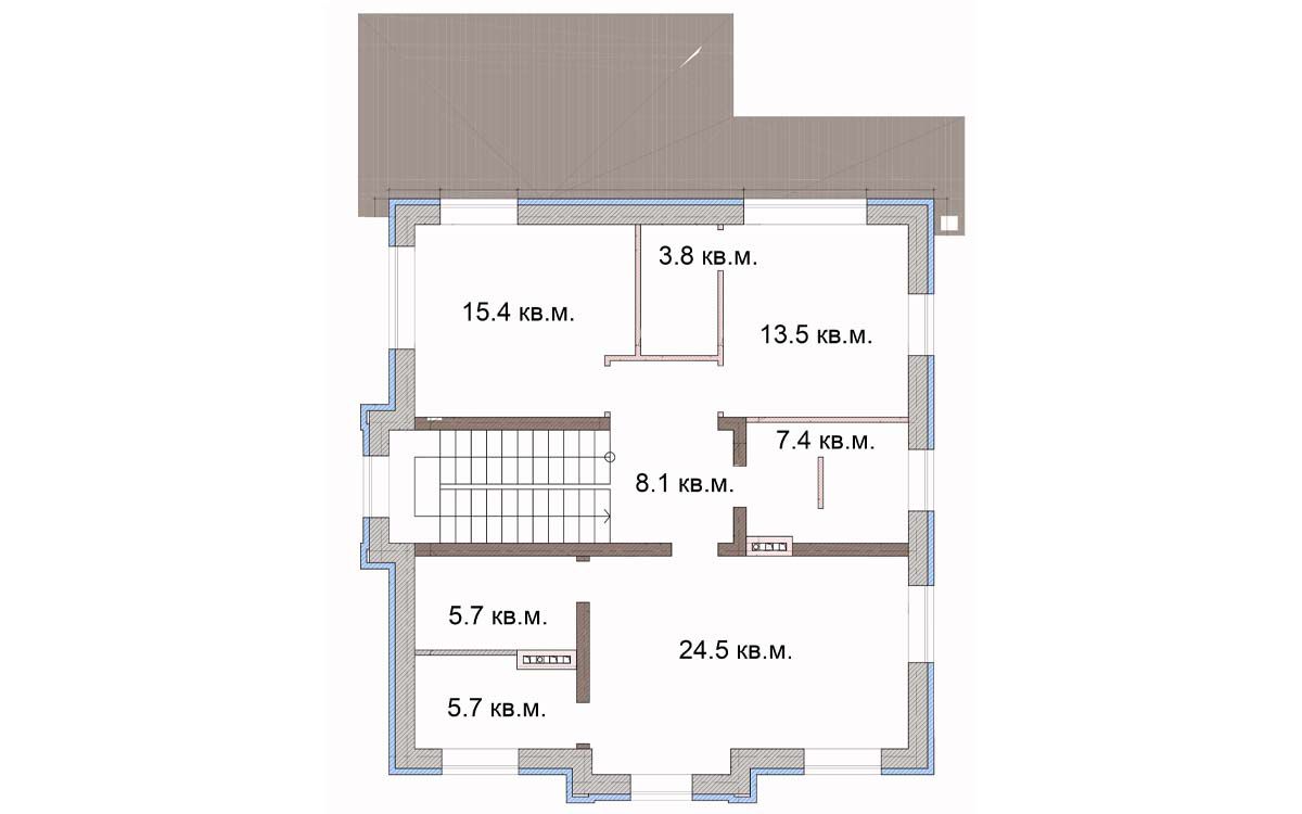 Планировка 2-го этажа